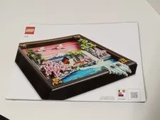 Lego 31218 Manual For ART Japanese Cherry Blossom Landscape Instructions Only