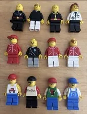 RARE LEGO vintage CITY Minifigure Assortment Lot of 12