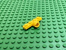 1970s LEGO Yellow Modified Plate 1x4 w/Tow Ball Socket 2 Slots 255 711 #3183a