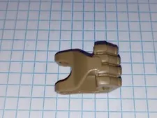 1 Bionicle Lego 93575 Dark Tan Fist w/ axle hole- 4 fingers One piece WYSIWYG