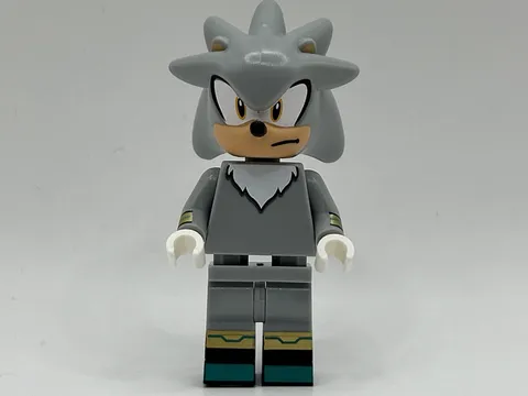 LEGO Silver the Hedgehog Minifigure Sonic the Hedgehog From 77118
