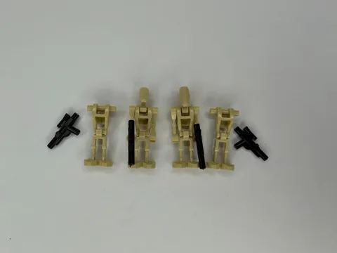 Lego Star Wars Battle Droid Minifigure sw1320 Lot Of 4 With Blasters