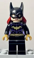LEGO DC Super Heroes Batgirl Minifigure Black Suit 76013 sh0092 Genuine Rare
