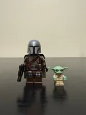 LEGO Star Wars The Mandalorian Minifigure sw1488 & Grogu sw1113