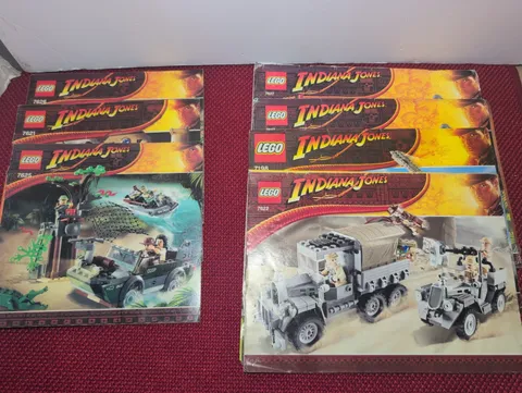 Lego Indiana Jones Booklet Instruction Lot Of Six Books Only