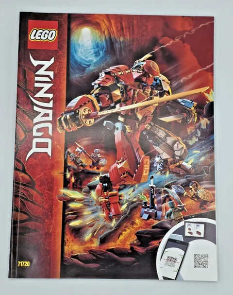 Lego Ninjago Fire Stone Mech Manual 71720 Instruction MANUAL ONLY 2020 Retired