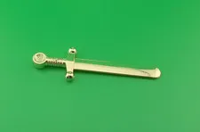 LEGO Part Gold Chrome Sword Greatsword Weapon King Knight Castle Adventure