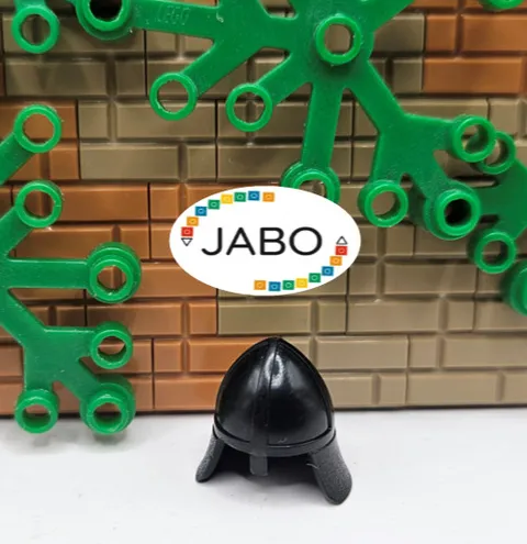 (S12 / 10 / 3) LEGO 3844 Headgear Helmet Castle with Neck Protector Black