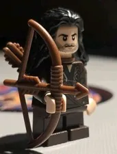 LEGO Minifigure The Hobbit Kili the Dwarf lor037 + Quiver & Bow From 2012 79001