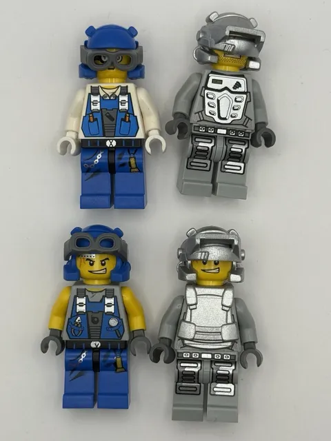 LEGO Power Miners Lot Brains Engineer Rex 8190 8189 8191 8188 8964 Minifigures