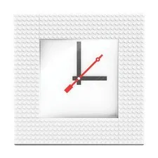 LEGO® Time by IQHK MOC Wall Clock 6x24 White (53771)