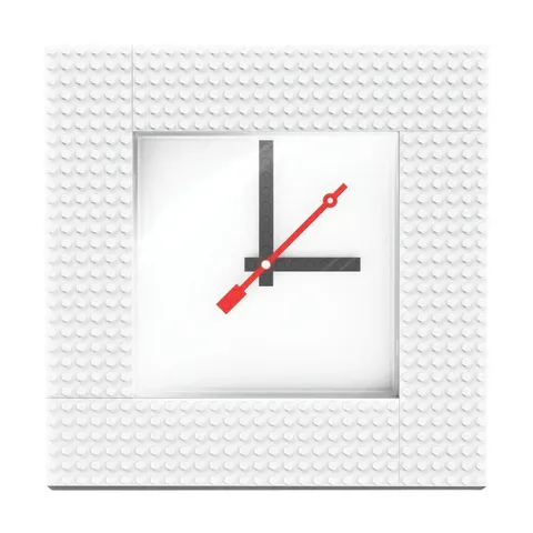 LEGO® Time by IQHK MOC Wall Clock 6x24 White (53771)