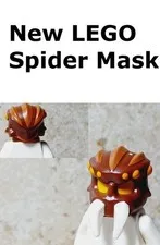 New LEGO Spider Mask Mandibles Big Creepy Fangs Fits Friends Too Halloween Fun