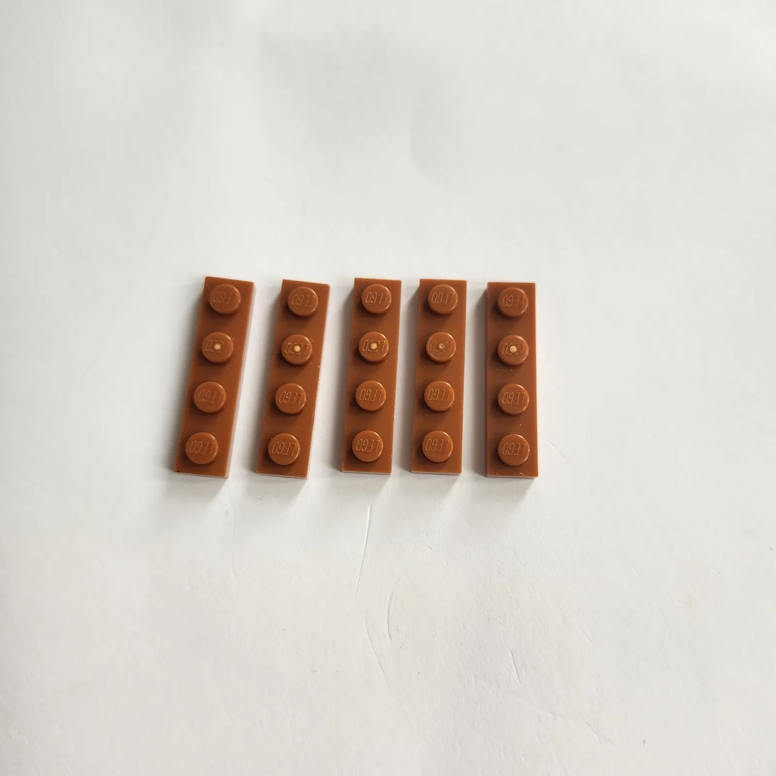LEGO 1x4 Flat Plate Part 3710 Dark Orange