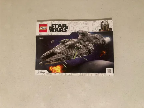 Lego Star Wars Imperial Light Cruiser Mandalorian Set 75315 Instructions Only