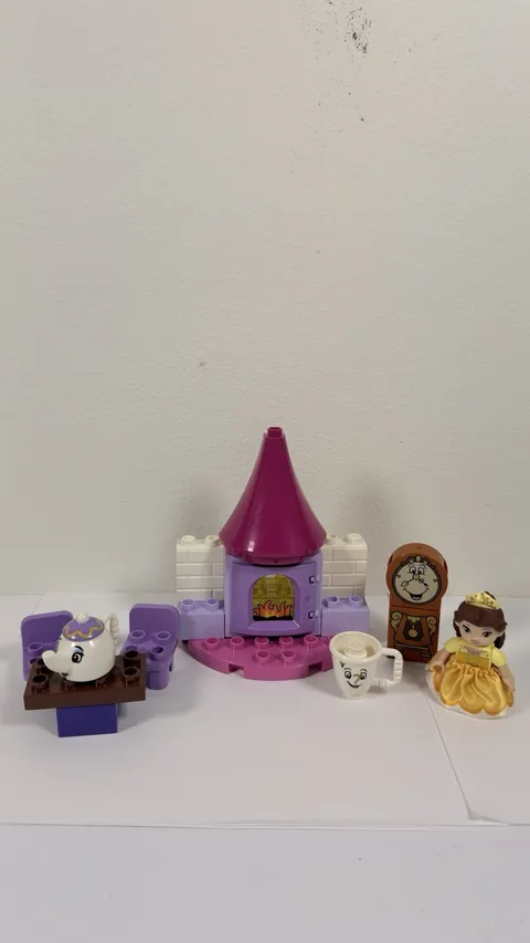 Lego Duplo Disney Princess 10877 Belles Tea Party Complete Beauty & the Beast