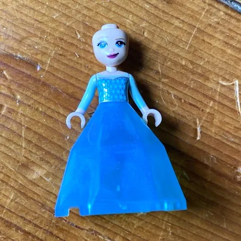 LEGO Elsa Minifigure Diamond Dress Container Bottom Disney Frozen Princess dp143