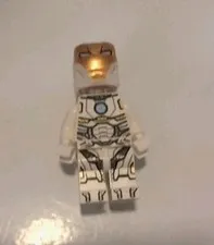 LEGO marvel space iron man mini figure white suit genuine LEGO 