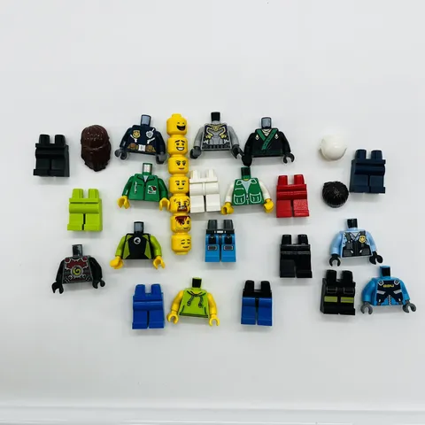 LEGO Minifigure Parts Lot – 30 Bulk Pieces for Custom Builds L02