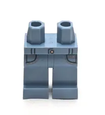 Lego - Minifigure Legs - Blue Grey, Pockets, Jeans