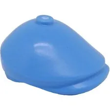new LEGO Minifig Headgear, Medium-Blue Peaked Flat Cap with Small Hat Brim
