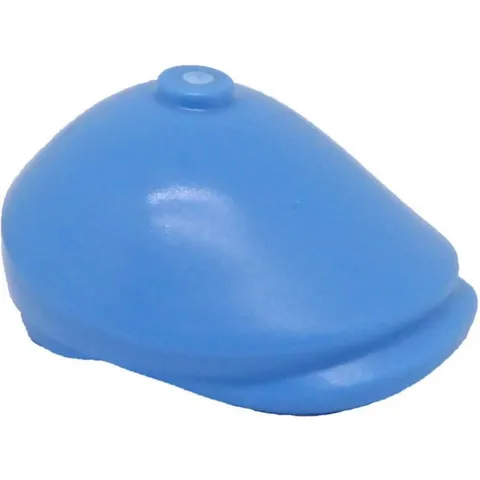 new LEGO Minifig Headgear, Medium-Blue Peaked Flat Cap with Small Hat Brim
