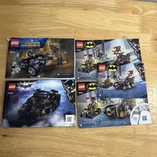 LEGO Batman Instruction Manual Lot 76110 76239 76180 Super Heroes Dark Knight