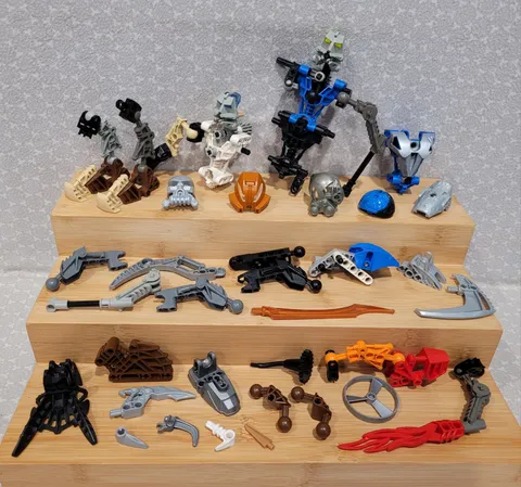 Lego Bionicle Mask Foot Body Arm Sword Blade Replacement Pieces Part Mix Lot