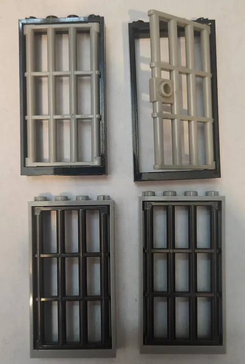 LEGO Prison Cell Door & Bars Lot