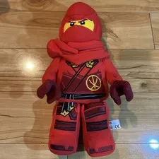 LEGO Ninjago KAI Ninja Warrior 13" Red Minifigure Plush Manhattan Toy Stuffed