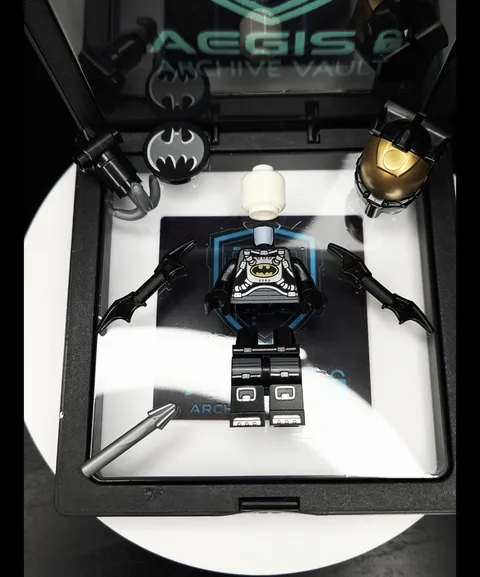 LEGO Batman Space Batsuit Minifigure Sh0452 Pristine Brand New Never Assembled