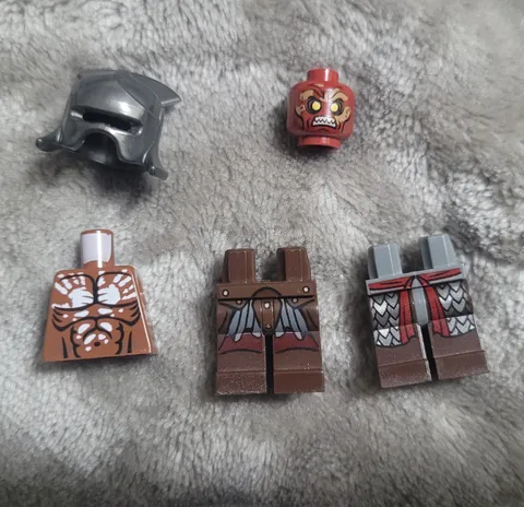 Lego Lord of the Rings  Parts Lot, Uruk-Hai, Berserker, As Id