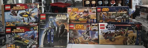 EMPTY LEGO STAR WARS & MARVEL BOXES