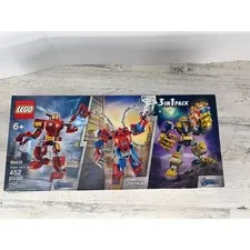 LEGO 66635 3in1 Super Mech Pack Spiderman IronMan Thanos 452pcs RETIRED