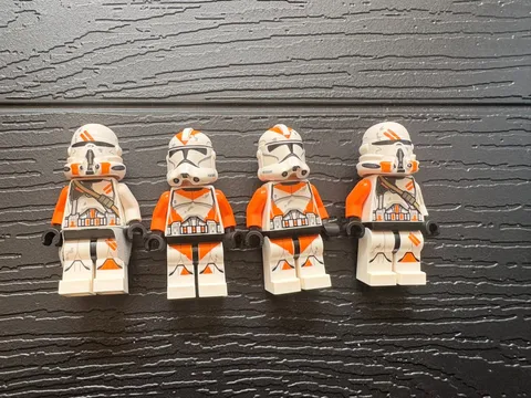 LEGO Star Wars 212th Attack Battalion Clone Trooper Minifig Lot sw0523 sw0522