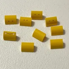 Lego 31352 Yellow Replacement Add-on Pieces Parts Lot of 9