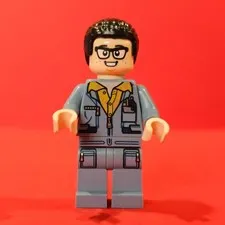 LEGO minifigure, Jurassic World, Dominion, jw047, Danny Nedermeyer