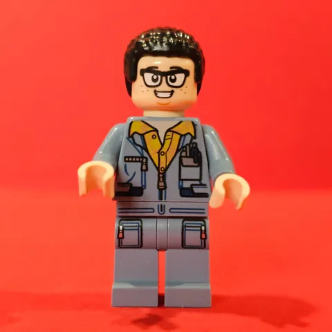 LEGO minifigure, Jurassic World, Dominion, jw047, Danny Nedermeyer