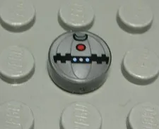 Lego Tile - Tile 1x1 Round Silver with Decor Star Wars