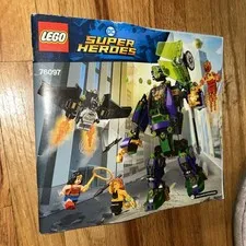 Lego Manuals DC Superheroes Instruction Books Booklet 76097