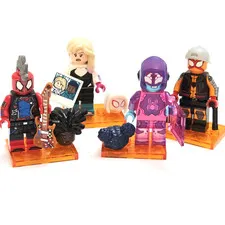 Lego Spider-Man Across the Spider-Verse Minifigure Lot - 4 Complete MCU Figures