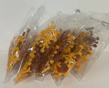 LEGO Tree Branch Leaf Plant Pieces Lot of 5 Bags Brown Yellow Foliage Parts Bulk