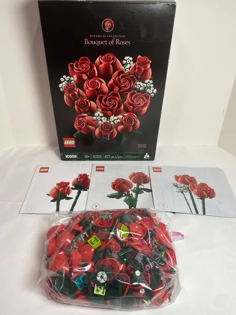 LEGO Icons Bouquet Of Roses 10328 Building Set with Box