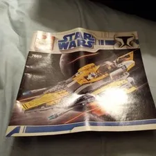 Lego Star Wars Set 7669 Anakin's Jedi Starfighter Instruction Manual only