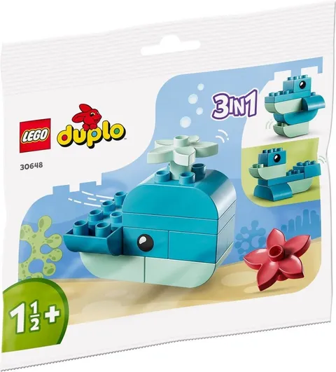 Whale - Imaginative Building Set for Kids Ages 1.5 and Up - 30648 9 Pieces