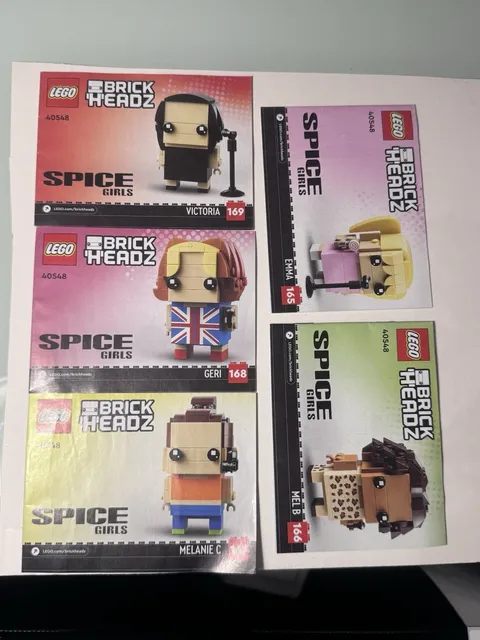 LEGO BrickHeadz 40548 Spice Girls Tribute INSTRUCTIONS ONLY