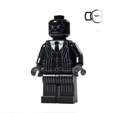 LEGO DC Comics Excelsior Custom Obsidian Crown Black Mask Pad Minifigure NEW