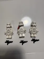 Lego Star Wars First Order Snow trooper  Minifigures 75100 Sw 0656 Sw 0657 Rare