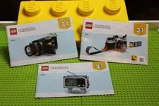 LEGO (31147) CREATOR: Retro Camera, Used, 100% Complete W/Manuals, No Box