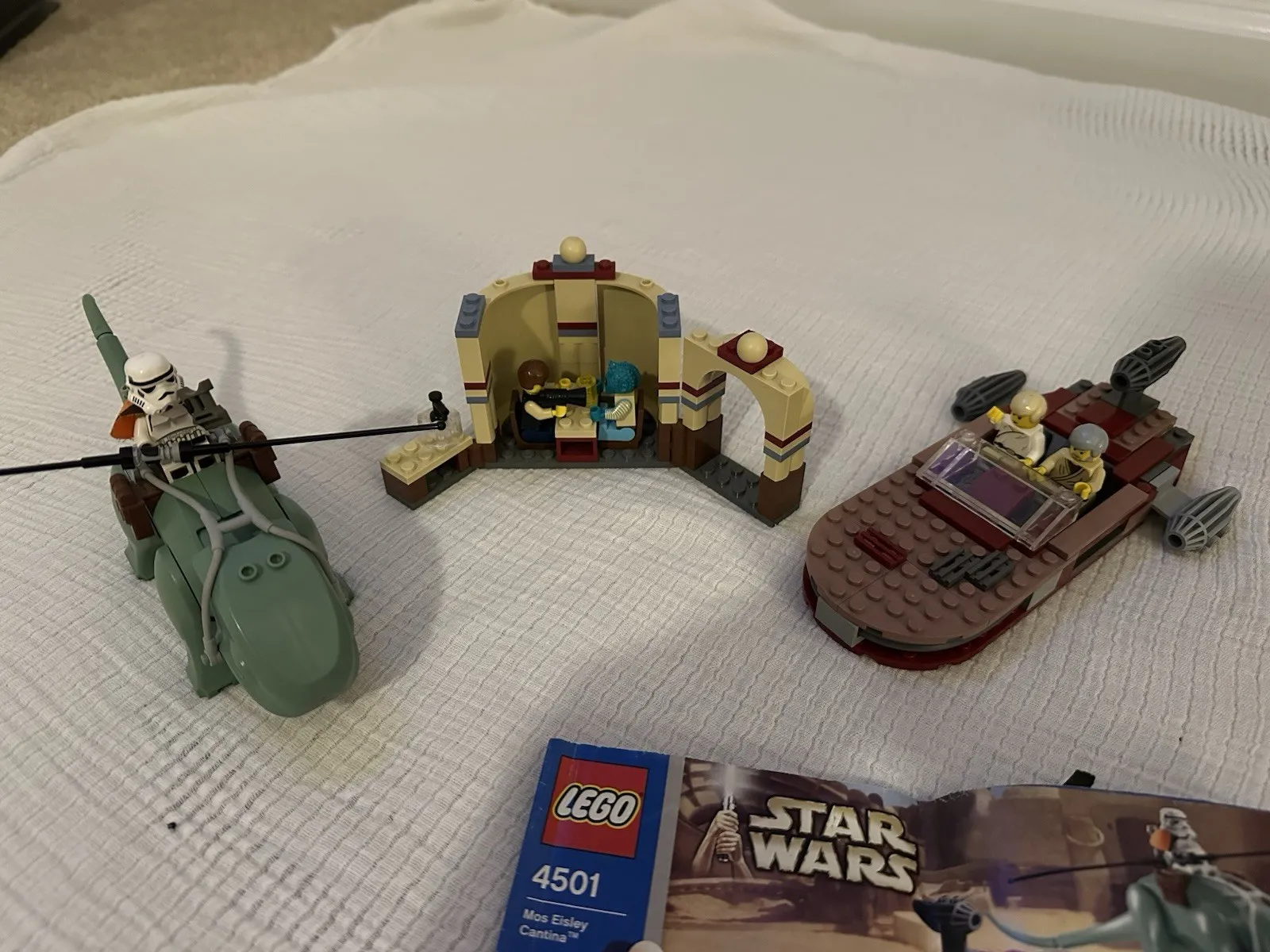 LEGO Star Wars Mos Eisley Cantina 4501 193pc 2004 7+ Minifigs No Box Greedo 99%
